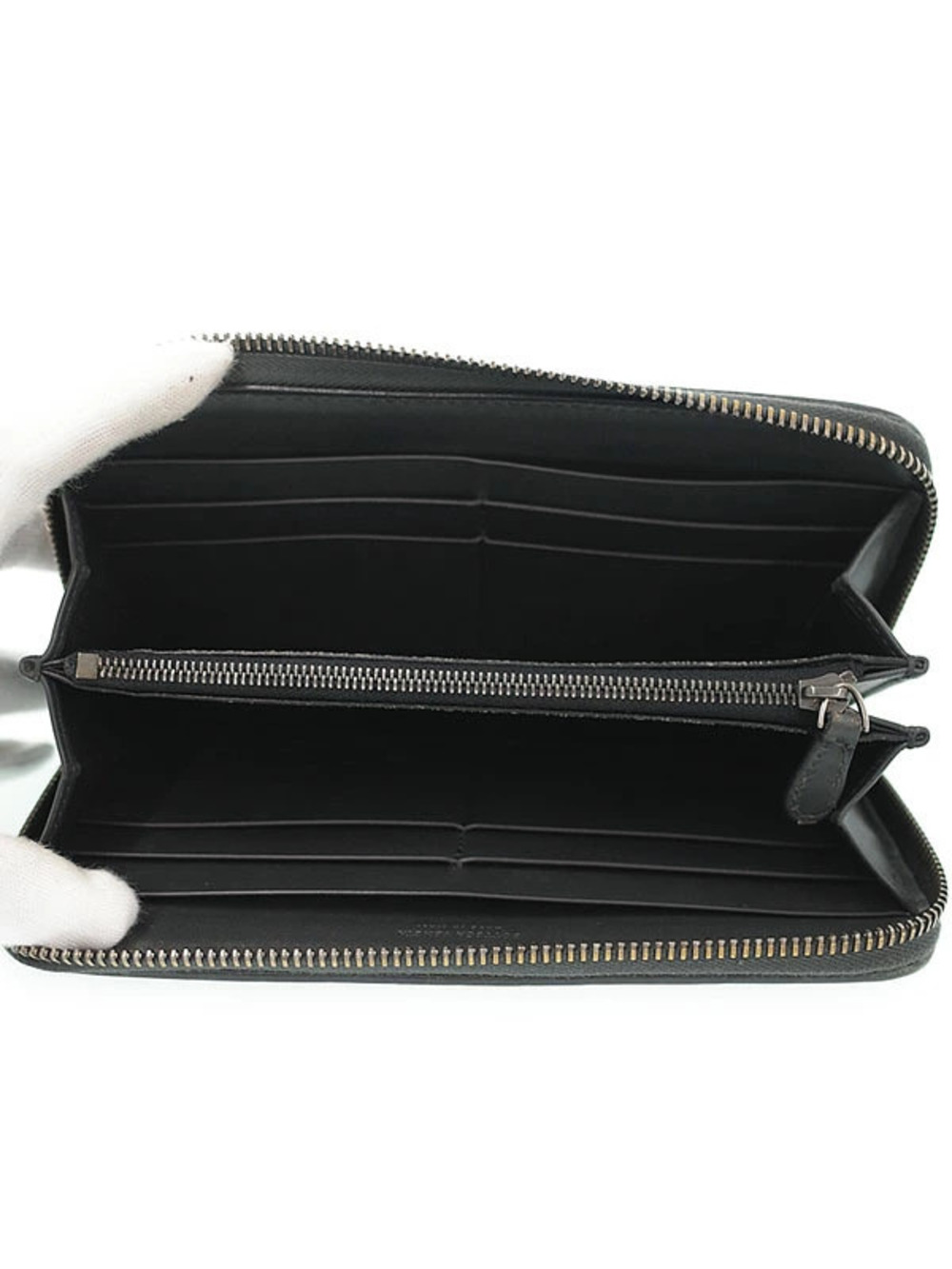 Bottega Veneta Intrecciato Round Zipper Long Wallet - Picture 3 of 9
